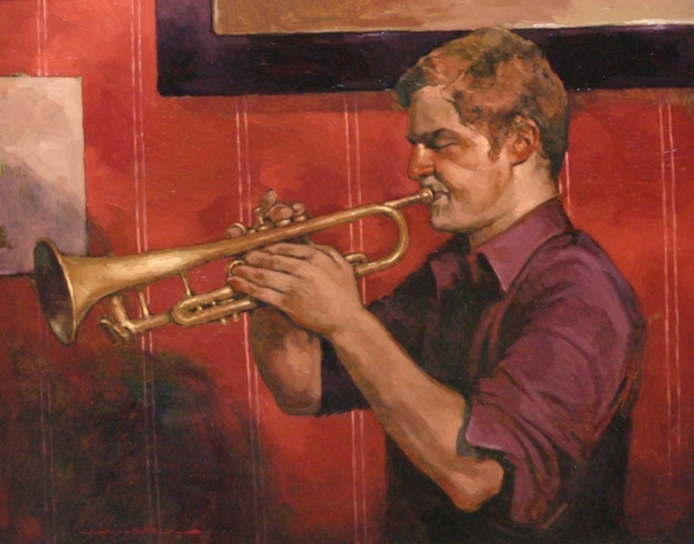 Joseph Lorusso - High Notes - oil on board - 16x20