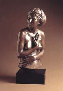 Frederick Hart - Study of the Artist's Wife - bronze sculpture