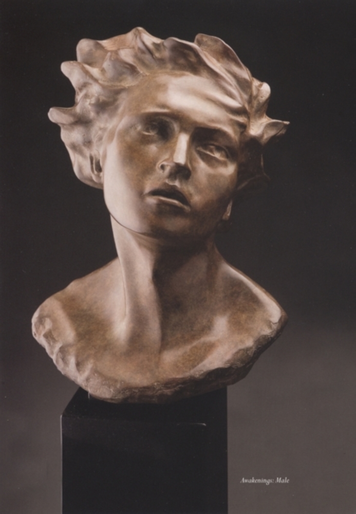 Frederick Hart - Awakening -male - bronze sculpture