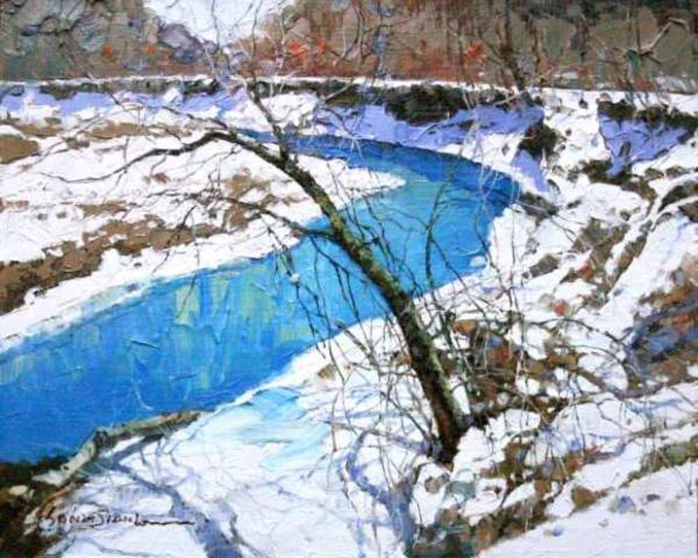X. Jiang - Winter Stream border=