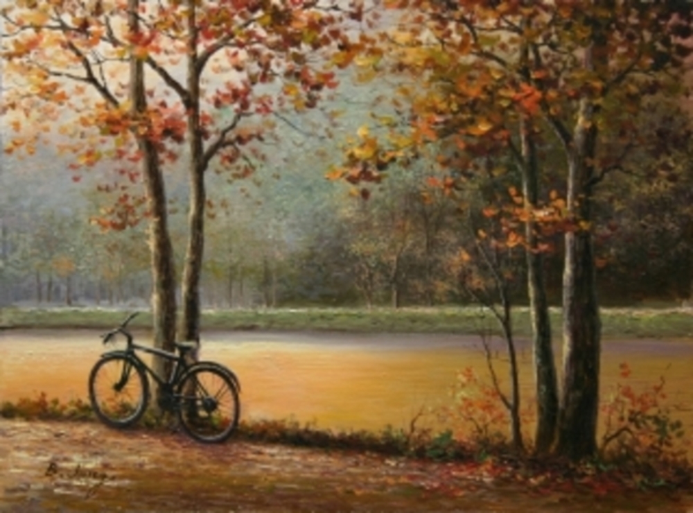 B. Jung - Autumn, Bike Path border=