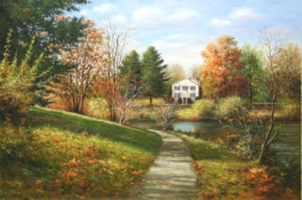 B. Jung - Autumn Colors - oil painting - 20x30 inches