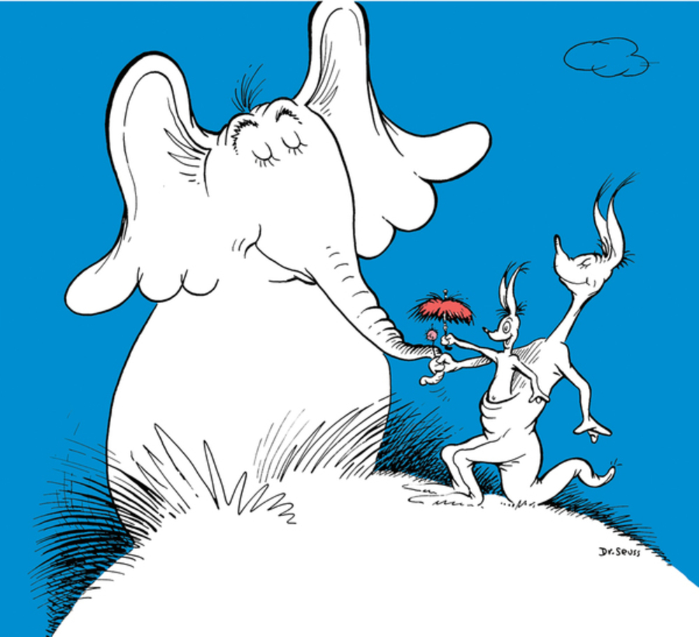 Seuss - Horton Hears a Who! 60th Anniversary border=