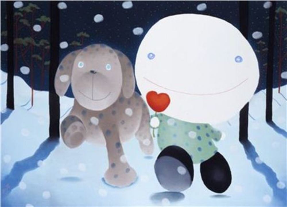 Mackenzie Thorpe - With Love In The Snow border=
