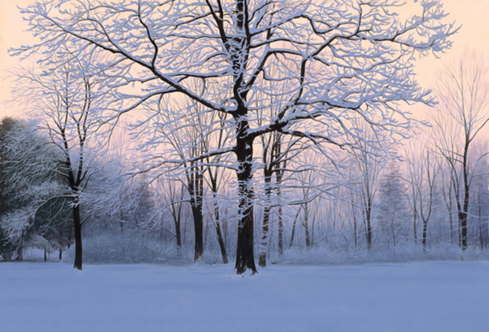 Volkov - Winter Sunrise - giclee on canvas-emb. - 27x40