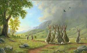 Robert Bissell - The Decision - giclee on canvas - 18x30