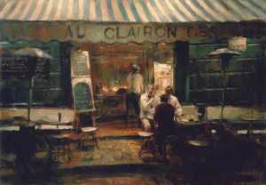  Title: Au Clarion , Medium: giclee on canvas-emb.