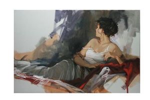 Richard Johnson - Illumination - oil painting on canvas - 24x36