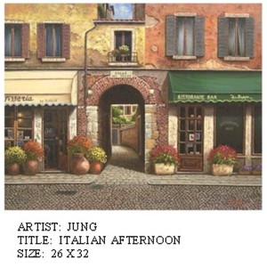 B. Jung - Italian Afternoon - oil painting