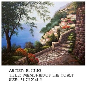 B. Jung - Memories of the Coast - oil painting