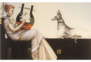 Michael Parkes - Anubis - lithograph