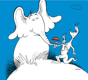 Seuss - Horton Hears a Who! 60th Anniversary - serigraph - 29x32