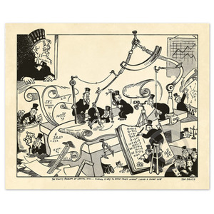 Seuss - The Knotty Problem of Capital Hill - serigraph - 15x18.75