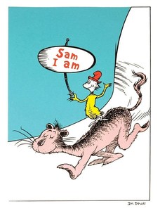 Seuss - Sam I Am-single - lithograph