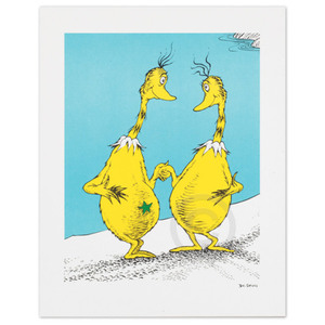 Seuss - Star Belly Friends - lithograph