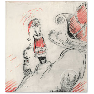 Seuss - The Grinch 60th Anniversary - mixed media - 29x26