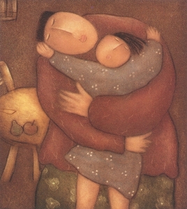 Eng Tay - The Embrace I - etching