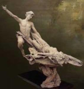  Title: Ethereal , Size: 32x35x18 , Medium: bronze sculpture